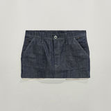 G-STAR Outlet Denim Mini Skirt Dark blue
