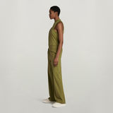 G-STAR Outlet Open Back Jumpsuit Green