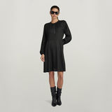 G-STAR Outlet Short Flared Dress Black