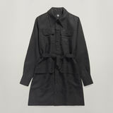 G-STAR Outlet Military Shirt Dress Black