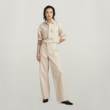 G-STAR Outlet Utility Overall Beige