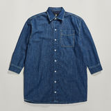 G-STAR Outlet Oversized Denim Dress Dark blue