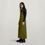 G-STAR Outlet Dungaree Dress Sleeveless Green
