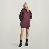 G-STAR Outlet Vestido sudadera Flock Hooded Rojo