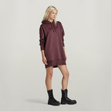 G-STAR Outlet Vestido sudadera Flock Hooded Rojo