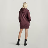 G-STAR Outlet Vestido sudadera Flock Hooded Rojo