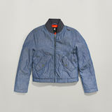 G-STAR Outlet Padded Drawstring Bomber Medium blue