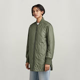 G-STAR Outlet Padded Bomber Collar Green