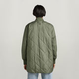 G-STAR Outlet Padded Bomber Collar Green