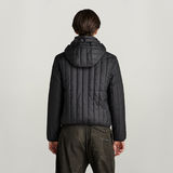 G-STAR Outlet Meefic Vertical Quilted Jacket Black