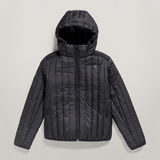 G-STAR Outlet Meefic Vertical Quilted Jacket Black