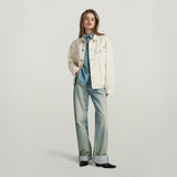 G-STAR Outlet Oversized Western Jacket Evergreen White
