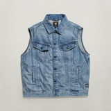 G-STAR Outlet Oversized Denim Vest Light blue