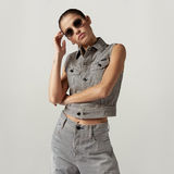 G-STAR Outlet Premium E Slim Vest Medium blue