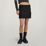 G-STAR Outlet Minifalda Cargo Negro