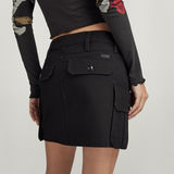 G-STAR Outlet Minifalda Cargo Negro
