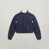 G-STAR Outlet Short Sherpa Jacket Detachable Liner Dark blue