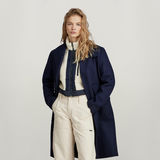 G-STAR Outlet Abrigo Premium Long Wool Azul oscuro