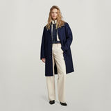 G-STAR Outlet Abrigo Premium Long Wool Azul oscuro
