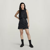 G-STAR Outlet Cargo Mini Skirt Black