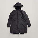 G-STAR Outlet Parka Hooded Fishtail Negro