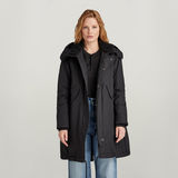 G-STAR Outlet Parka Hooded Fishtail Negro