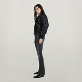 G-STAR Outlet Cropped Party Bomber Black