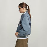 G-STAR Outlet Premium Wool Varsity Oversized Bomber Grey