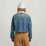 G-STAR Outlet Short Sherpa Denim Jacket Medium blue