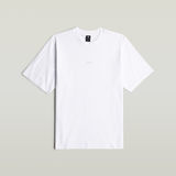 G-STAR Outlet Center Chest Logo Loose Boxy T-Shirt White