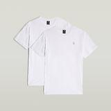 G-STAR Outlet Base V-Neck T-Shirt 2-Pack White