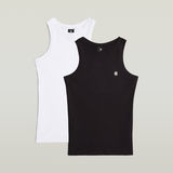 G-STAR Outlet Slim Rib Tank Top 2-Pack Multi color