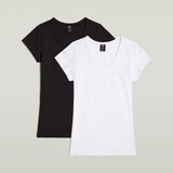 G-STAR Outlet Slim V-Neck Top 2-Pack Multi color
