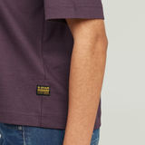 G-STAR Outlet Deep U-Neck Top Purple