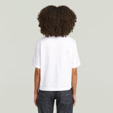 G-STAR Outlet Deep U-Neck Top White