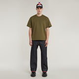 G-STAR Outlet Camiseta Unisex WVB Boxy Verde