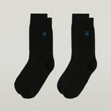 G-STAR Outlet Paquete De Dos Pares De Calcetines Burger Azul oscuro