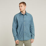 G-STAR Outlet Regular Denim Shirt Light blue
