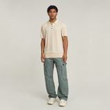 G-STAR Outlet Knitted Polo White