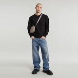 G-STAR Outlet Sudadera Essential Relaxed Negro