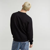 G-STAR Outlet Sudadera Essential Relaxed Negro