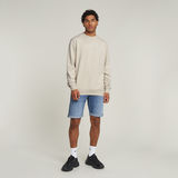 G-STAR Outlet G-Script Logo Sweater White