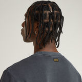 G-STAR Outlet Camiseta Overdyed Tweeter Azul oscuro