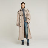 G-STAR Outlet Macro Balloon Trench Coat Beige