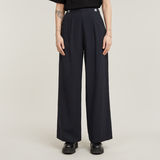 G-STAR Outlet Holiday Wide Leg Pants Dark blue