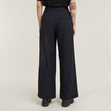 G-STAR Outlet Holiday Wide Leg Pants Dark blue