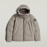 G-STAR Outlet G- Whistler Padded Hooded Jacket 2.0 Beige