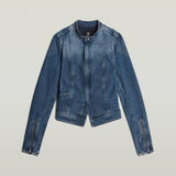 G-STAR Outlet Chaqueta Lynn Zip Grip Slim Azul oscuro