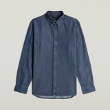 G-STAR Outlet Clean Slim Shirt Dark blue
