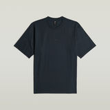G-STAR Outlet Center Chest Logo Loose Boxy T-Shirt Dark blue